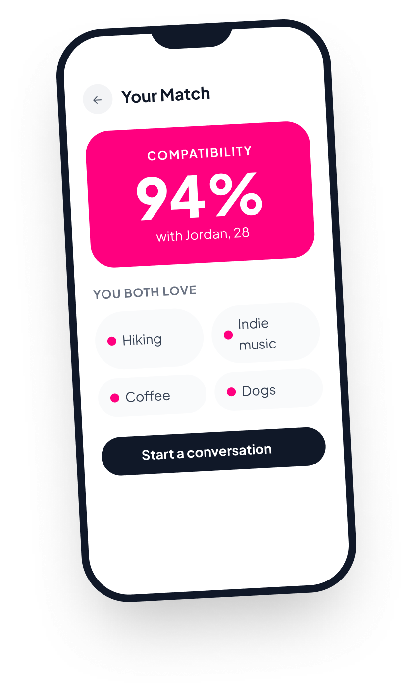 A Pique match screen
